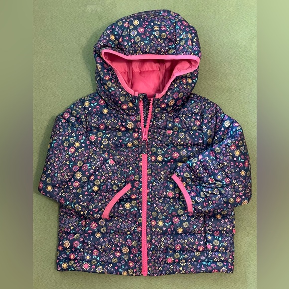 Flower 🌸 Mushroom 🍄‍🟫 Puffer Coat 18m - Picture 1 of 4